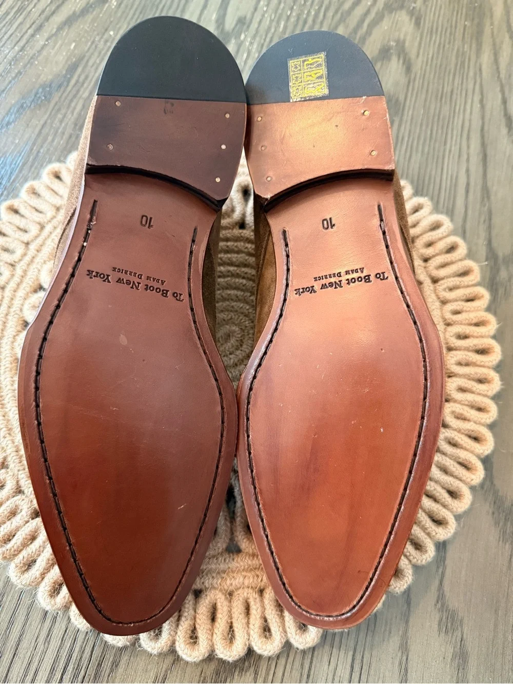 To Boot New York Adam Derrick Leigh Mid Brown Suede Chukka Boot Sz 10